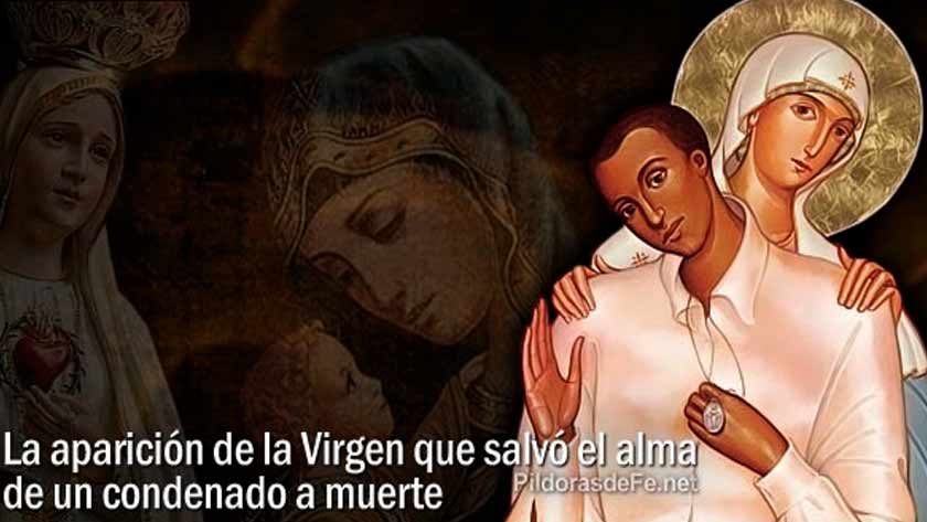 virgen medalla milagrosa aparicion condenando a muerte salvacion